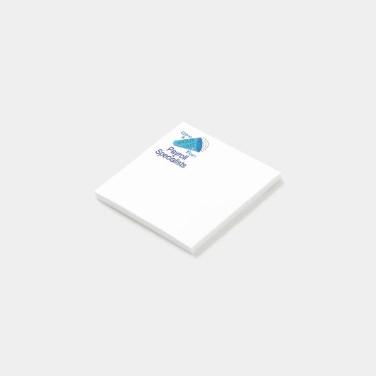 Shout for Payroll Specials Post-it Klebezettel (angewinkelt)