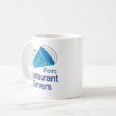 Shout for Restaurant Servers Kaffeetasse (Vorderseite Links)