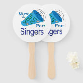 Shout for Singers Fächer (Vorne und Hinten)