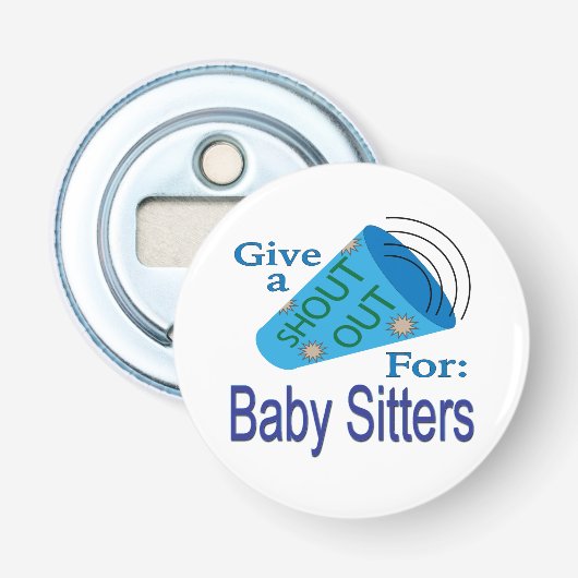 Shout für Babysitter Flaschenöffner (Vorderseite)