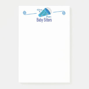 Shout für Babysitter Post-it Klebezettel