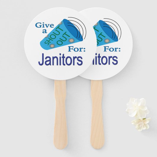 Shout für Janitors Fächer (Vorne und Hinten)