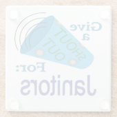 Shout für Janitors Glasuntersetzer (Rückseite)