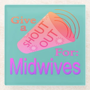 Shout für Midwives Glass Untersetzer