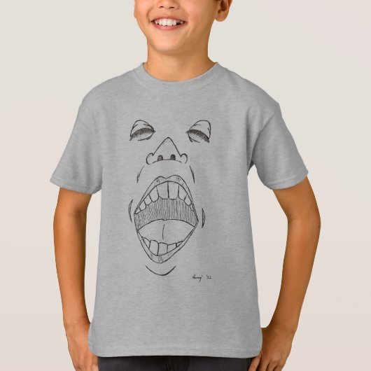 "Shout" Kids Basic-T - Shirt (Vorderseite)