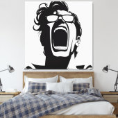 Shout Leinwanddruck (Insitu (Schlafzimmer))