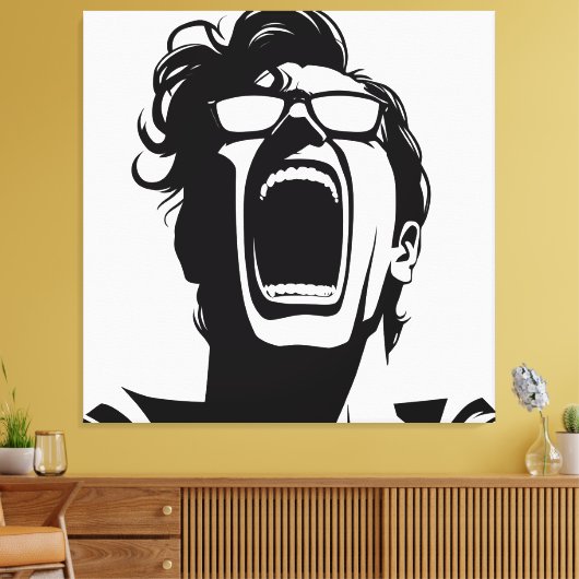 Shout Leinwanddruck (Insitu (Wohnzimmer))