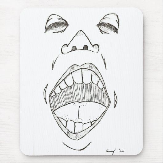 "Shout" Mousepad (Vorne)
