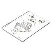 "Shout"-Notebook Notizblock (Linke Seite)
