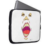 "Shout" Notebook-Sieb Laptopschutzhülle (Vorne Rechts)