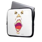 "Shout" Notebook-Sieb Laptopschutzhülle (Vorderseite Links)