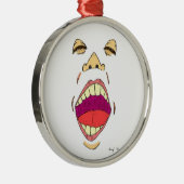 "Shout"-Ornament Silbernes Ornament (Rechts)