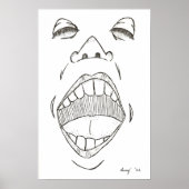 "Shout"-Print Poster (Vorne)