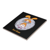 Shout Rabbit Funny Sarcastic Comic Design Fliese (Seite)