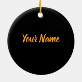 Shout Rabbit Funny Sarcastic Comic Design Keramik Ornament (Hinten)