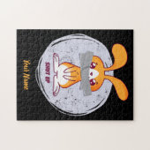 Shout Rabbit Funny Sarcastic Comic Design Puzzle (Horizontal)