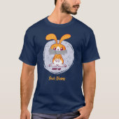 Shout Rabbit Funny Sarcastic Comic Design T-Shirt (Vorderseite)