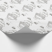 "Shout"-Schleifpapier Geschenkpapier (Ecke)