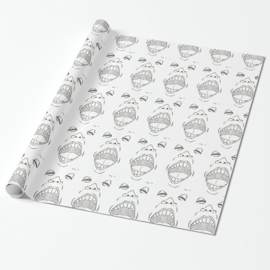 "Shout"-Schleifpapier Geschenkpapier (Ungerollt)