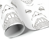 "Shout"-Schleifpapier Geschenkpapier (Rolleneckpunkt)