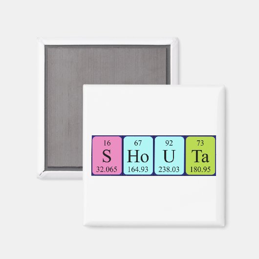 Shouta-Periodenmagnet Magnet (Vorderseite/Rückseite)