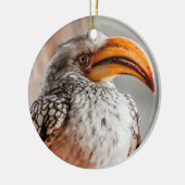 Shouthern Yellow Billy Hornbill Keramik Ornament (Links)