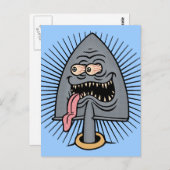 Shovel Ed Postkarte (Vorne/Hinten)