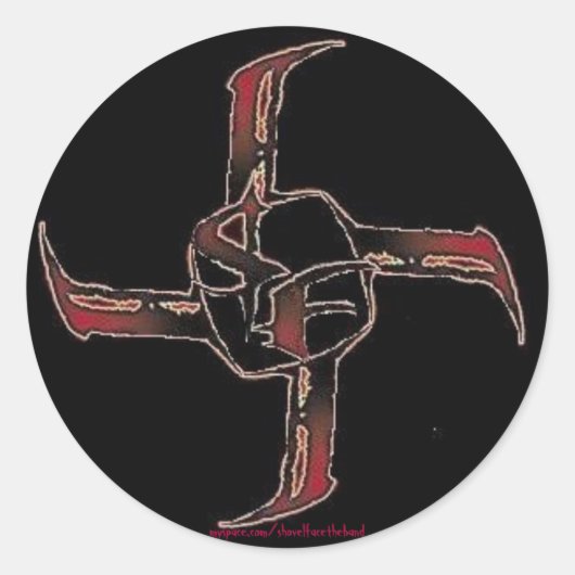 SHOVELBADGE LOGO STICKER (Vorderseite)