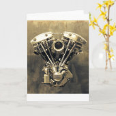 Shovelhead Photo #1 Karte (Gelbe Blume)