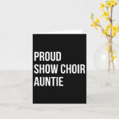 Show Choir Auntie  Karte (Gelbe Blume)