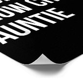 Show Choir Auntie  Poster (Ecke)