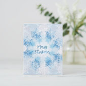 SHOW FLAKES PATTERN Frohe Weihnachten (Stehend Vorderseite)