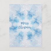 SHOW FLAKES PATTERN Frohe Weihnachten (Vorderseite)