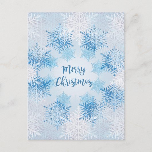 SHOW FLAKES PATTERN Frohe Weihnachten (Vorderseite)