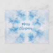 SHOW FLAKES PATTERN Frohe Weihnachten (Vorderseite)