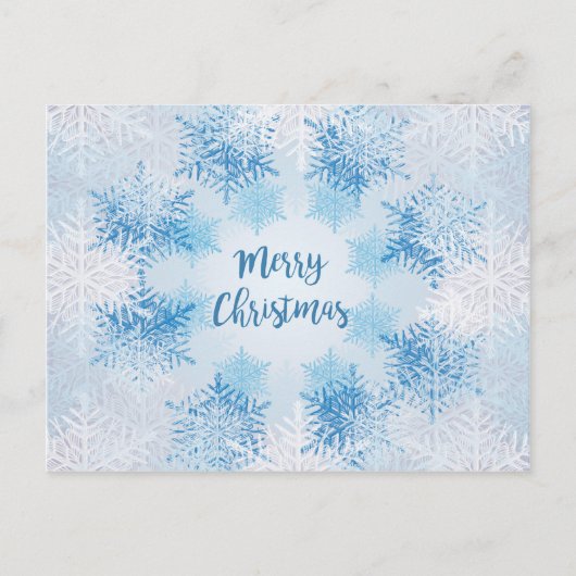 SHOW FLAKES PATTERN Frohe Weihnachten (Vorderseite)