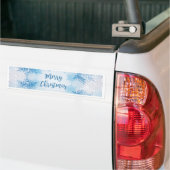 SHOW FLAKES PATTERN Frohe Weihnachten Autoaufkleber (Auf Lkw)