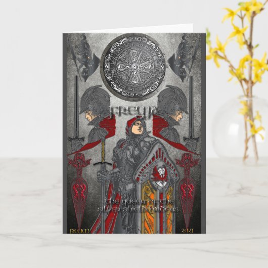 Show Freyja Karte (Gelbe Blume)