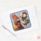 “Show Glam” Cheesy Chickens Sticker (Umschlag)