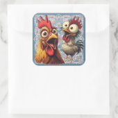 “Show Glam” Cheesy Chickens Sticker (Tasche)