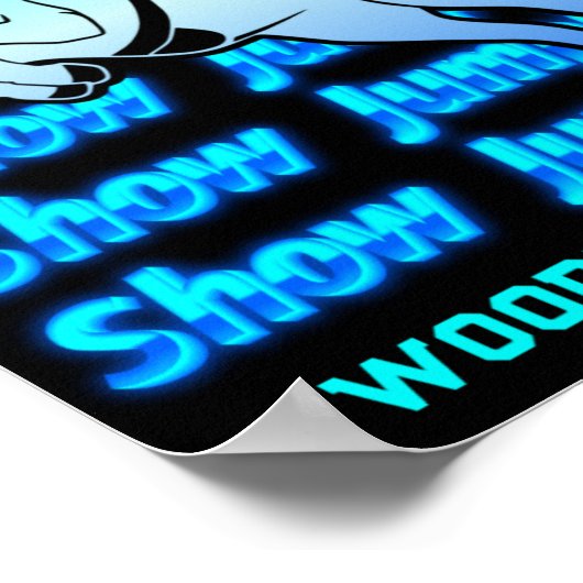 Show Jumng Event Or Location Date Name T Shirt Poster (Ecke)