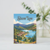 Show Low Arizona Postkarte (Stehend Vorderseite)