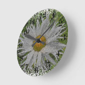 Show Me A Daisy #1 Runde Wanduhr (Winkel)