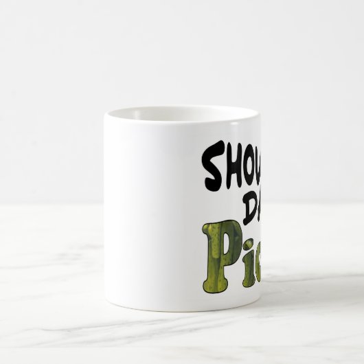 Show Me Da Pickle Kaffeetasse (Mittel)