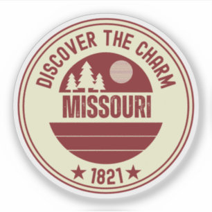 Show Me Staat - Missouri Gift Idea Aufkleber