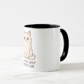 "Show Me Your Cat"-Tasse - Niedliche Black Cat Ill Tasse (VorderseiteRechts)