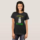 Show Me Your Cute Kitties Mardi Gras Carnivals Par T-Shirt (Vorne ganz)