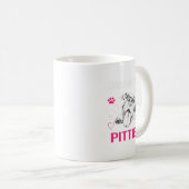 Show Me Your Pitties Funny Pitbull Dog Lovers  Kaffeetasse (VorderseiteRechts)