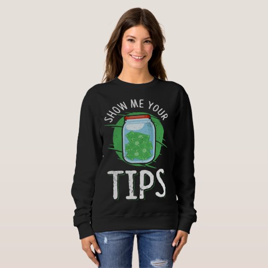 show me your tips made for a barkeeper sweatshirt (Vorne ganz)