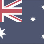 Show off your colors - Australia Aufkleber (Vorderseite)